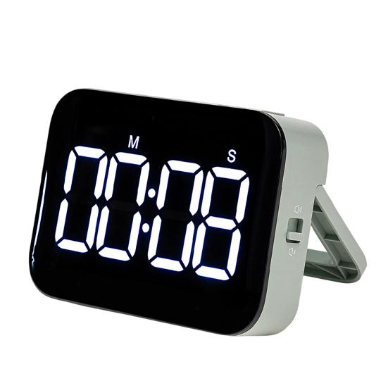 

Digital Timer Easy Read LED Display Adjustable Rechargeable Countdown Countup Timer Study Kitchen Cooking Baking Timer with Dual Modes зелений