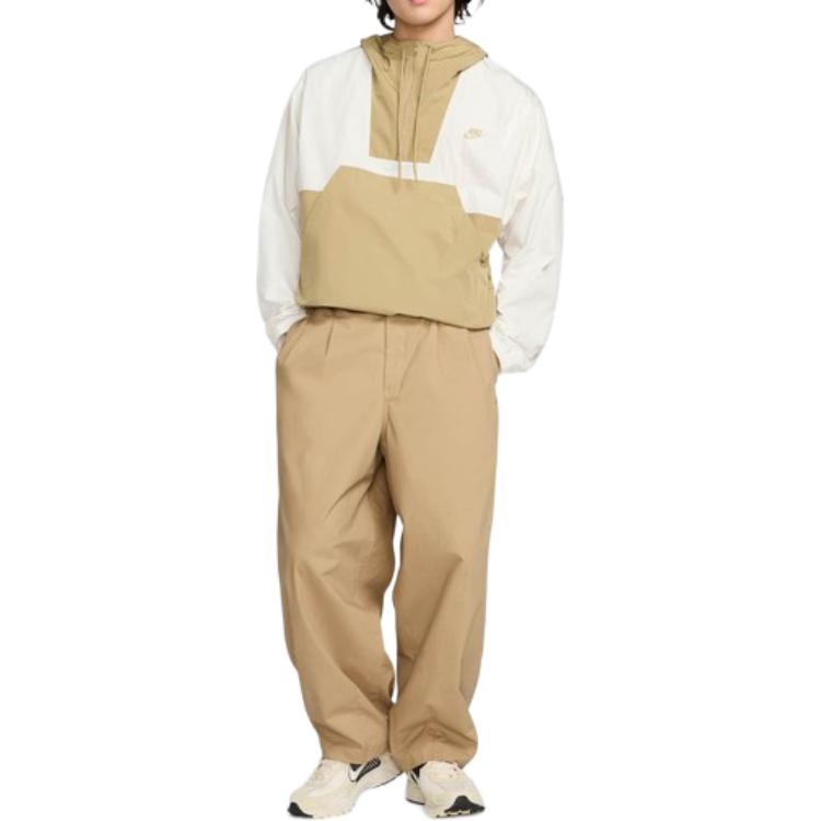 Nike Casual Pants Men's Beige Moderate Straight Fit Pants HJ1974-297