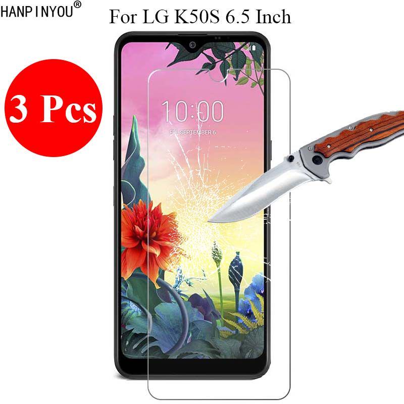 3 Pcs/Lot For LG K50S 6.5" Front Hard Tough Tempered Glass Film Front