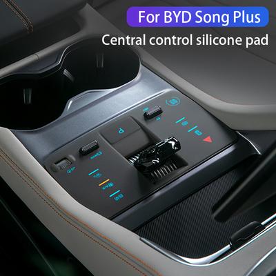 Für BYD Song Plus EV DMI 2025 2025 2025 Silikonpad für den zentralen Bedienknopf Lackschutzpad Autoinnenraumzubehör