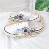 Fashion Shoes for Women Summer New Diamond Sequin Flower Low Top Casual Shoes Flat Bottom Lace Up Fashion Dance Shoes  Slippers Women
