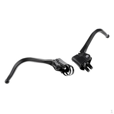 1 Pair Universal Aluminum Alloy Bike Brake Levers Bar End Lever Calipers