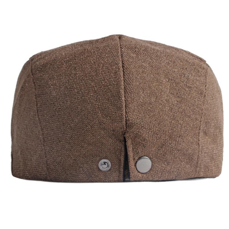 Ht3668 Berets New Spring Summer Hat Caps For Men Women Cotton Linen Flat Cap Artist Painter Beret Hat Male Female Beret Cap