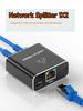 RJ45 Gigabit Network Cable Splitter 1-to-3 Adapter for Broadband Routing