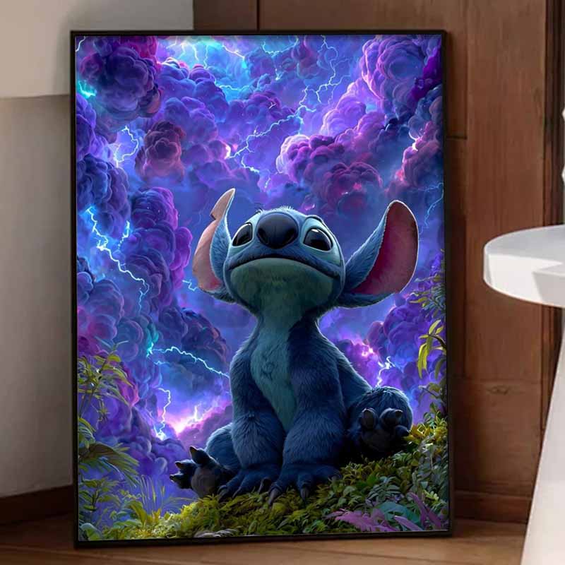 Disney Diamond Painting Set Stitch Classic Home Decor Craft, Perfect Handmade DIY Gift Idea
