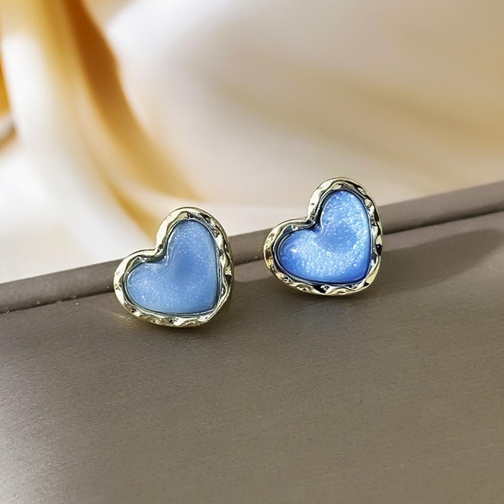 Boucles d'oreilles clous Petite Perle Aiguille Argent Tempérament Haut de gamme Géométriques Boucles d'oreilles pour Trou d'oreille Mignonnes Serties de Diamants Boucles d'oreilles Personnalisées