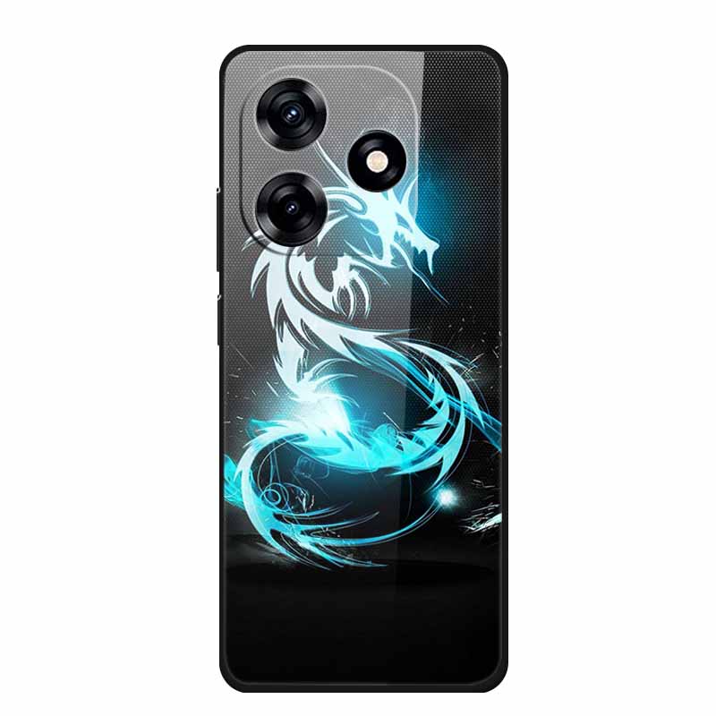 Glass Back Cover For Honor X5c Plus Case Coque Hard Tempered Glass Case For Honor Play 10A X5c Plus Phone Case Cover Soft Bumper