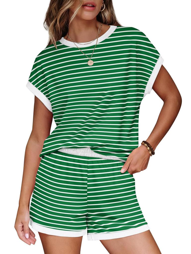 2026 Summer Women's European & American Casual Loose Pajama Set