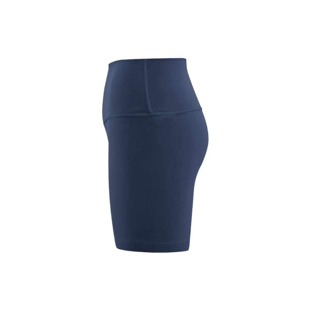 Nike Solid Color Simple High Waist Shorts Women shorts Finn-Blue DQ6028-491