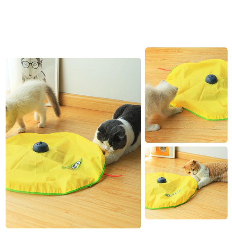 Jucării inteligente pentru pisici Jucărie interactivă cu pene în mișcare Pisicuță Jucărie automată pentru animale de companie