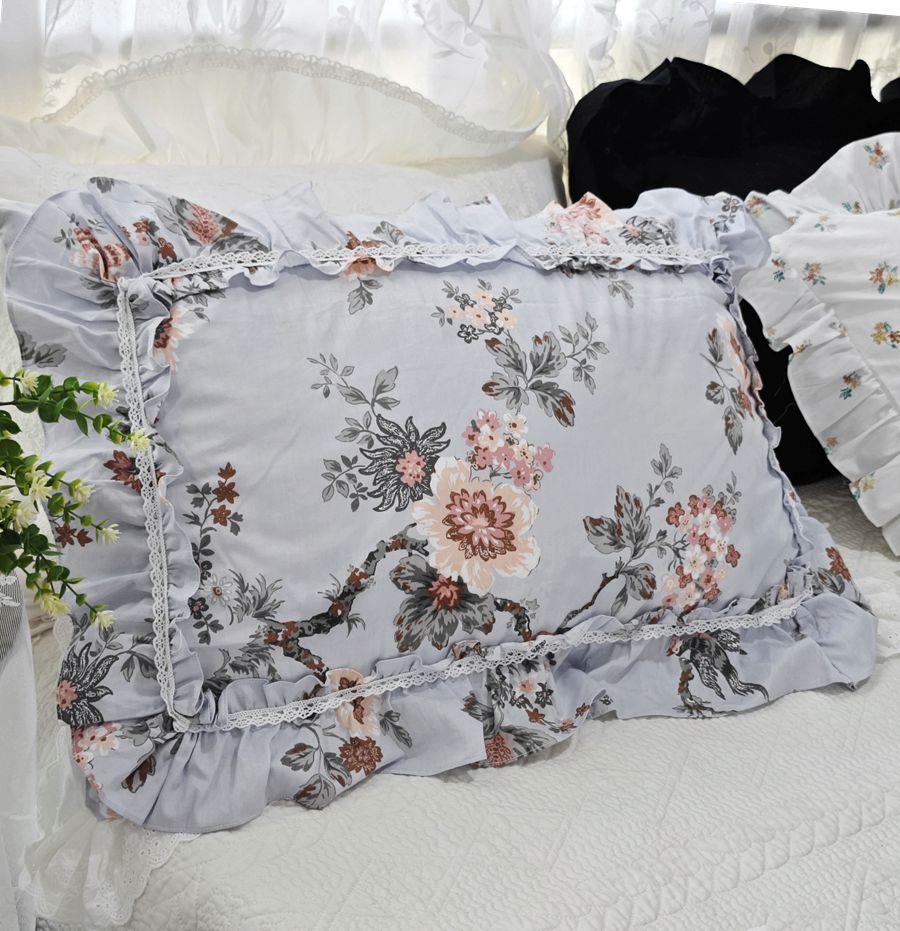 

48x74cm Pillowcases Home Decor Lace Ruffle Letter Pillow Case Body Pillowcase Cute Princess Pillow Cover 100% Cotton Pillow Sham 48cmX74cm