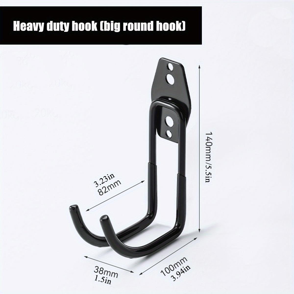 

1 шт. Хозяйственные крючки для хранения в гараже, Органайзер для садовых инструментов, Навесные хозяйственные настенные крючки, Сверхпрочный органайзер для хранения инструментов L