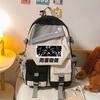 Day Mantra Peripheral Printed Backpack Youth Youth Student School Bag Lightweight Backpack Travel Bag