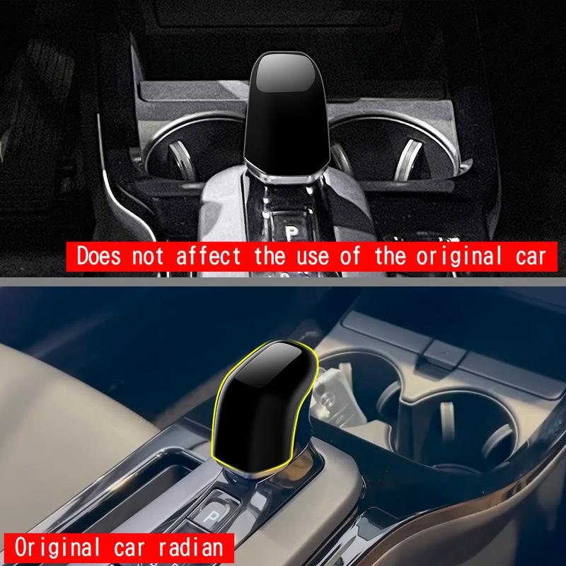 For Toyota Prius 60 Series  2024 ABS Carbon Fiber Gear Head Shift Knob Cover Trims Interior Sticker Car Styling Accessories