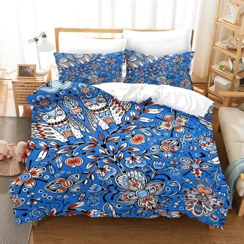 Comforter Owl Bedding Set Decoration Gift Suitable For Children Boys Girls And Adults Warm Soft Comfortable And Breathable