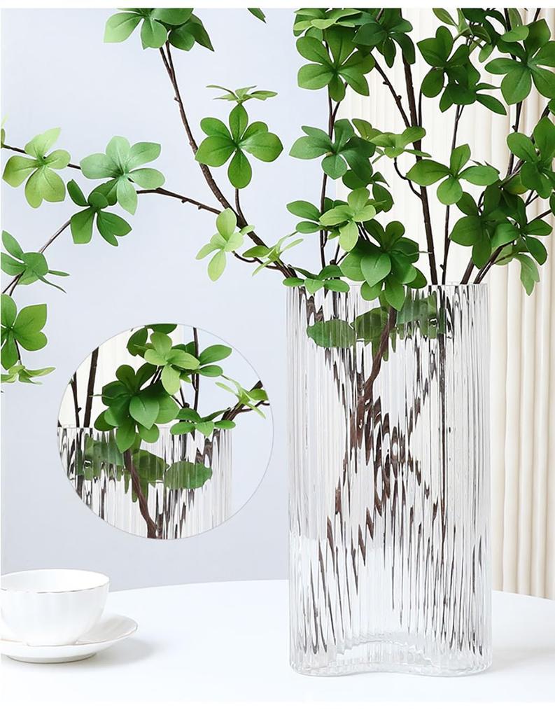 WillingYou Fake Green Enkianthus Moniliforme Super Realistic H120cm Artificial Houseplant 2 Branches Fake Green Entrance Decoration Store Display