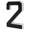 Modern Acrylic LED House Number Sign Illuminated Address Plaque Weatherproof Outdoor Decorative Number 3 for Home Office Hotel Apartment Door Wall