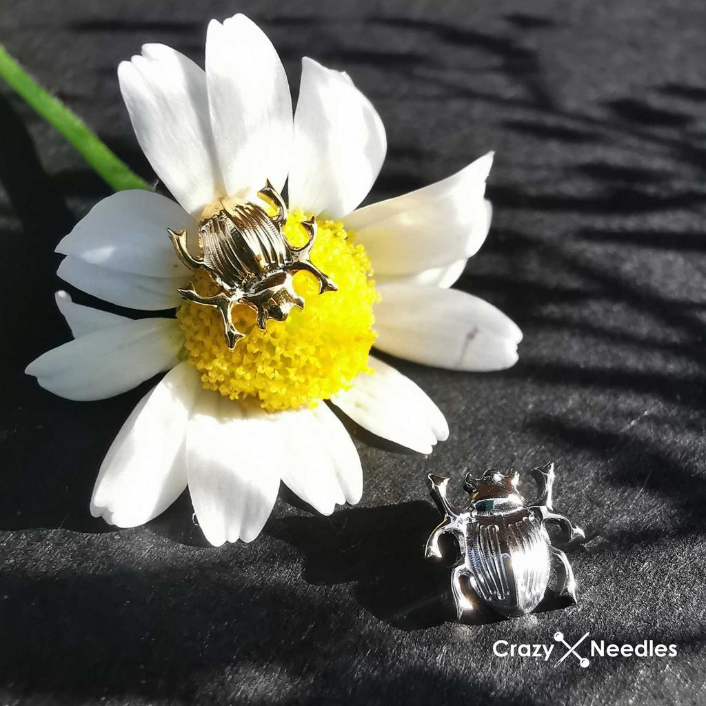 Titanium Beetle Nut - Gold - Tna-198 1.2 Mm