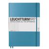 LEUCHTTURM1917 - Master Slim A4+ - Lined Hardcover Notebook (Nordic Blue) - 123 Pages