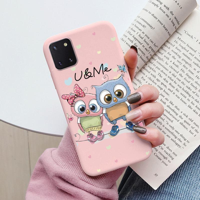 Měkké pouzdro pro telefon Samsung Galaxy Note 10 Lite Kryt na telefon Roztomilé květiny Motýl Fundas TPU Coque Pro Samsung Note 10 Lite Nárazník
