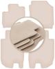 PREMIUM Beige Floor Mats For: Honda HR-V III Crossover 2018-