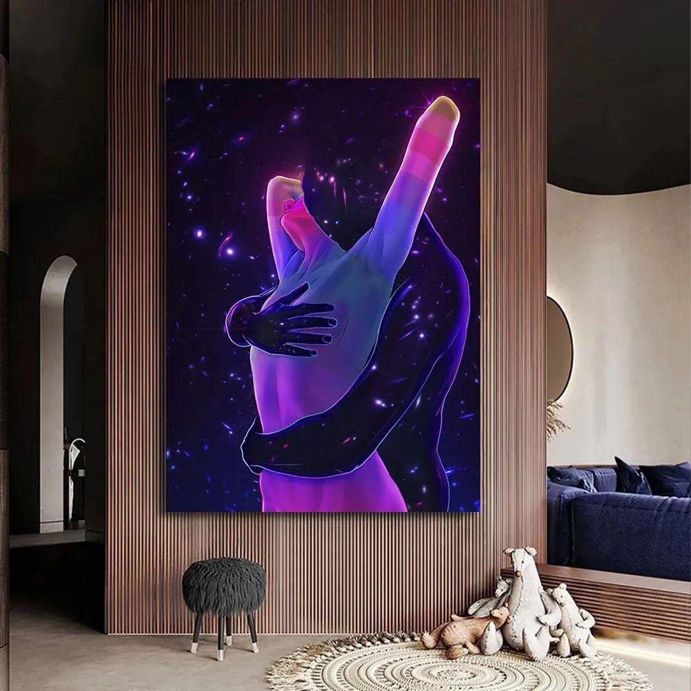 20x30cm Metal Poster Erotica Nude Sex BDSM Shibari Art