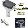 Metal Finish Universal Car Gear Shift Knob Ergonomic Shape Comfortable Grip Ergonomic Shift Knob Durable Construction