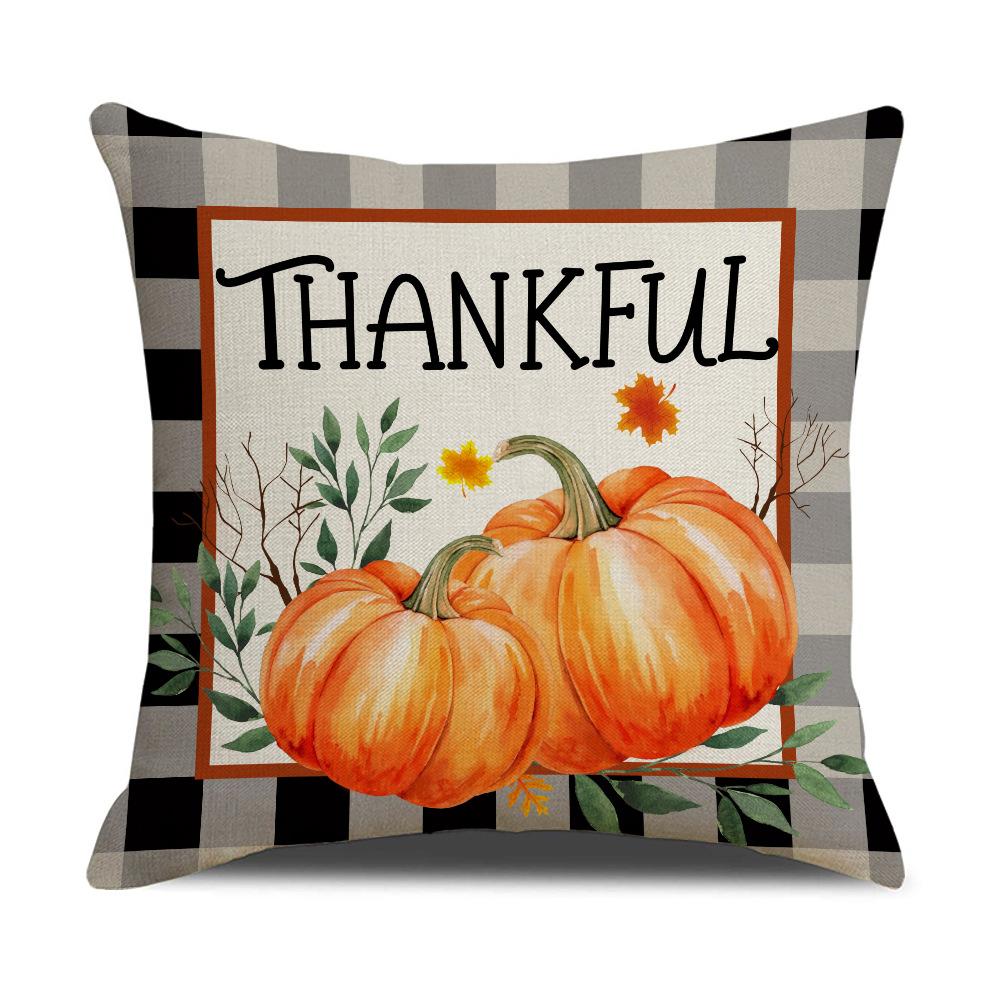 Decorate Home Thanksgiving Maple Leaf Pumpkin Pillowcase Living Room Bedroom Sofa Car Pillowcase