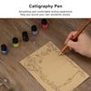 Quill Pen Set Retro Elegant Vintage   Stainless Steel Nib Wear Resistant Caligraphy Pen Kit