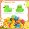 50/100/150Pcs Mini Rubber Duck  Multicolor Bath Ducks Bulk Float Duck Toy For Shower Birthday Party Favors Gift Classroom