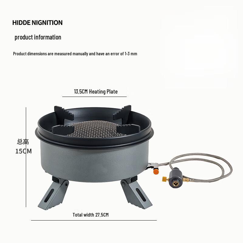 ZISIZ 8000W Portable Outdoor Infrared Split Cassette Stove