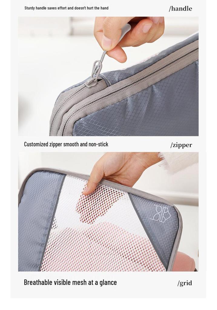 Five-Piece Travel Storage & Compression Bag Set for Clothes