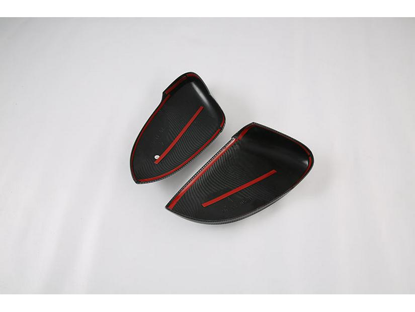 Carbon Fiber Pattern Rearview Mirror Covers for 2020-2025 Volkswagen Golf MK8