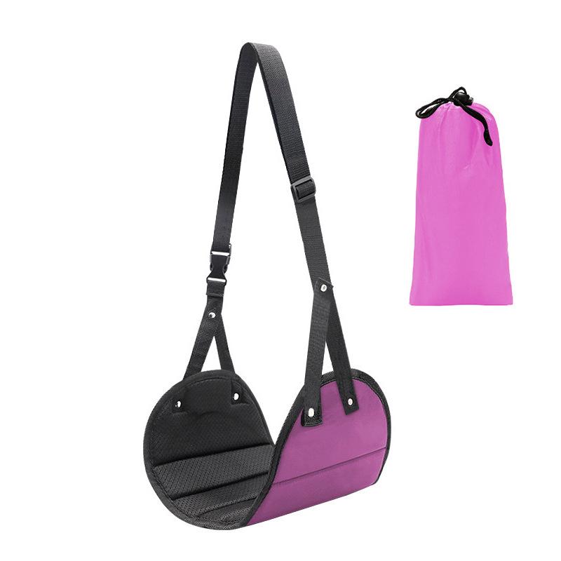 

Портативная дорожная гамак-подставка для ног для комфорта в самолете и офисе розы красного