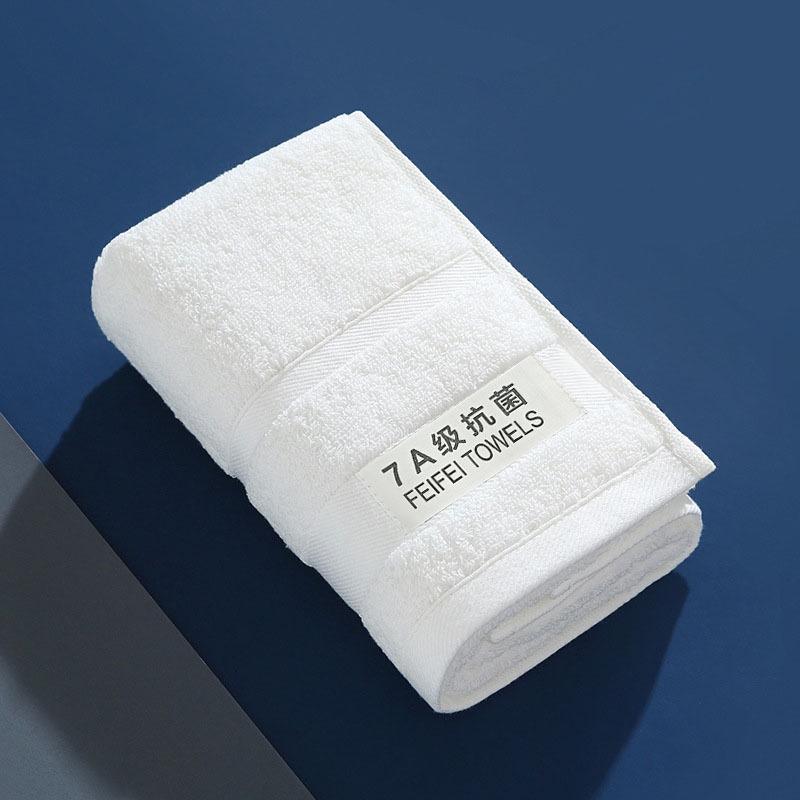 100% A-Grade Antibacterial Cotton Bath Towel - Thick, Soft, Absorbent, Quick-Drying, Adult Size Washcloth