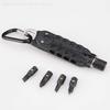 Mini Screwdriver Outdoor EDC Keychain Shape Screwdrivers Portable Multifunctional Steel Repair Combination Tools