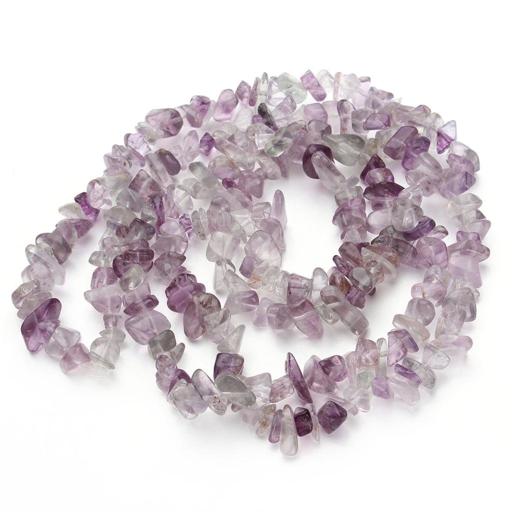 Natural Stone Beads Irregular Crystal Aquamarines Amethysts Gravel Chips Beads For Jewelry Making DIY Bracelet Necklace Accessor