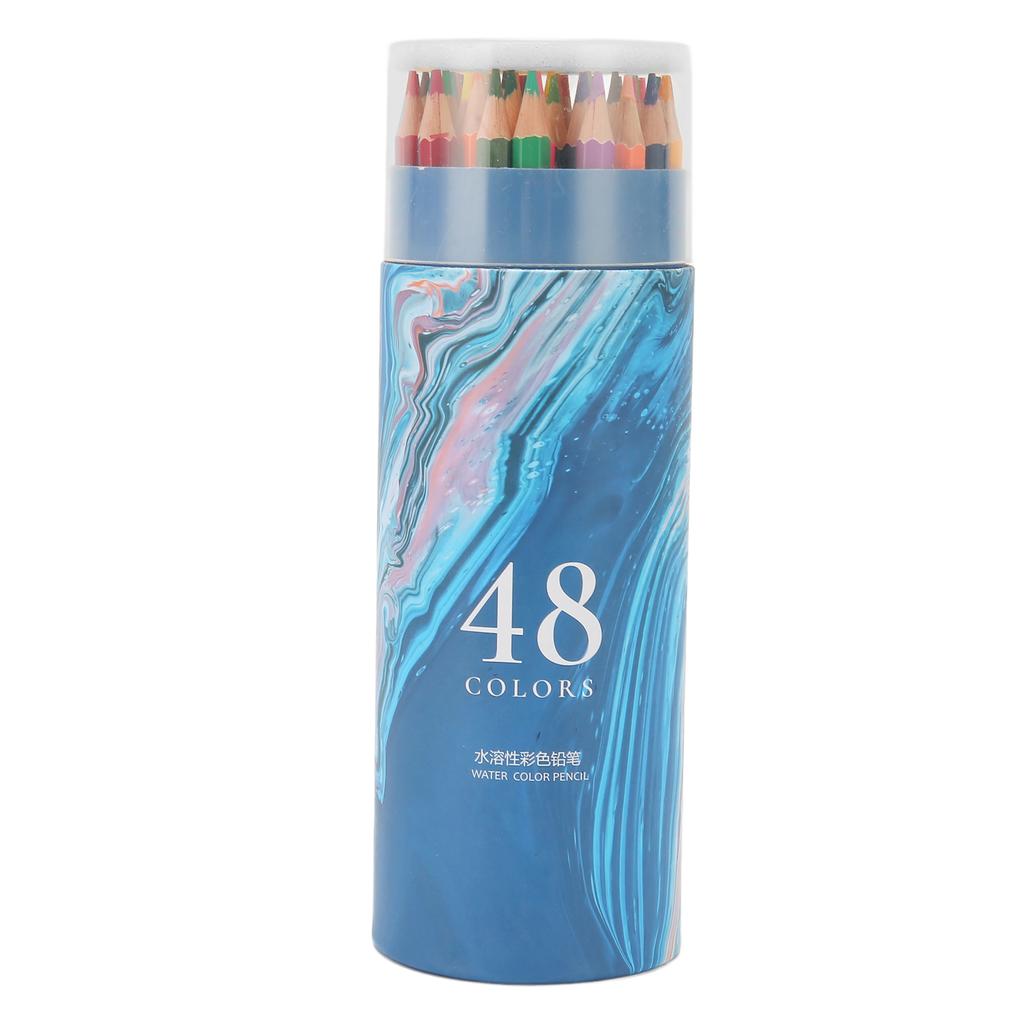 Creioane colorate cu apă Culori asortate Suport hexagonal vibrant pre-ascuțit Creioane colorate pentru colorat