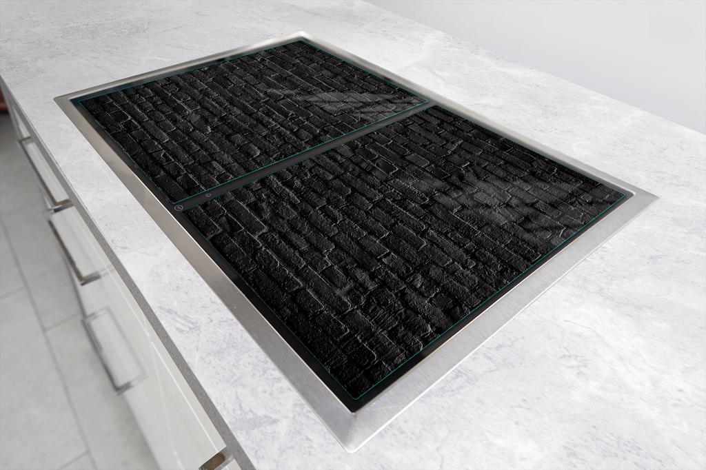GLASPLATTE SCHUTZPLATTE 75x52 ZIEGEL