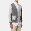 THOM BROWNE Funmix V-Neck Long-Sleeved Cardigan MKC530F-Y3017-982