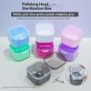 Non-Toxic Multifunctional Disinfection Box Double Layer Soaking Feature for Nail Art Tools Salon Manicure