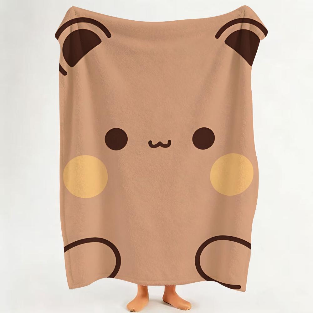 cartoon B Bubu D Dudu Throw Flannel Throw Blanket Suitable for Sofa Living Room Bedroom 75cmx90cm