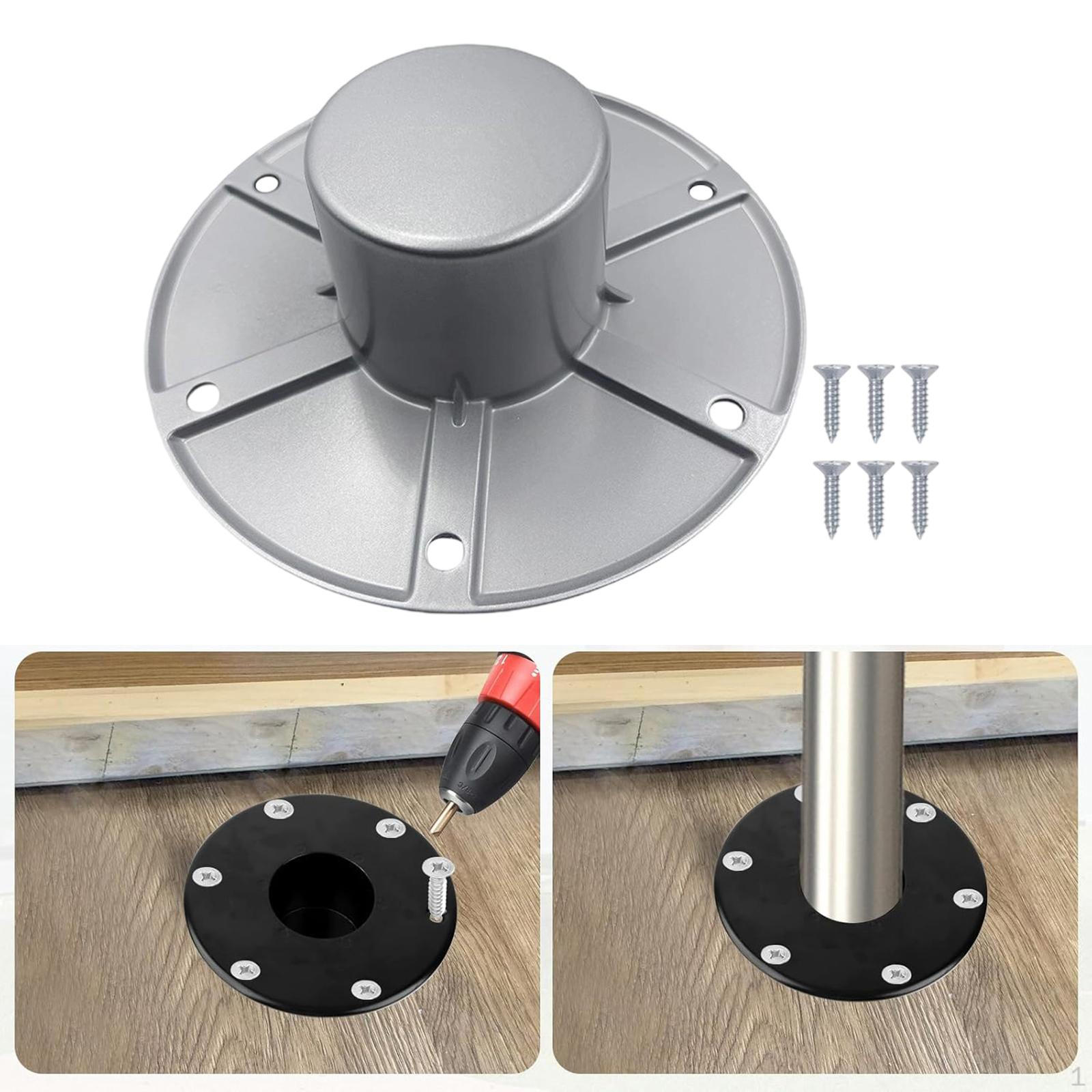 

Аксессуары для крепления основания стола для автодома Быстрая и простая установка Многофункциональная замена серебряный