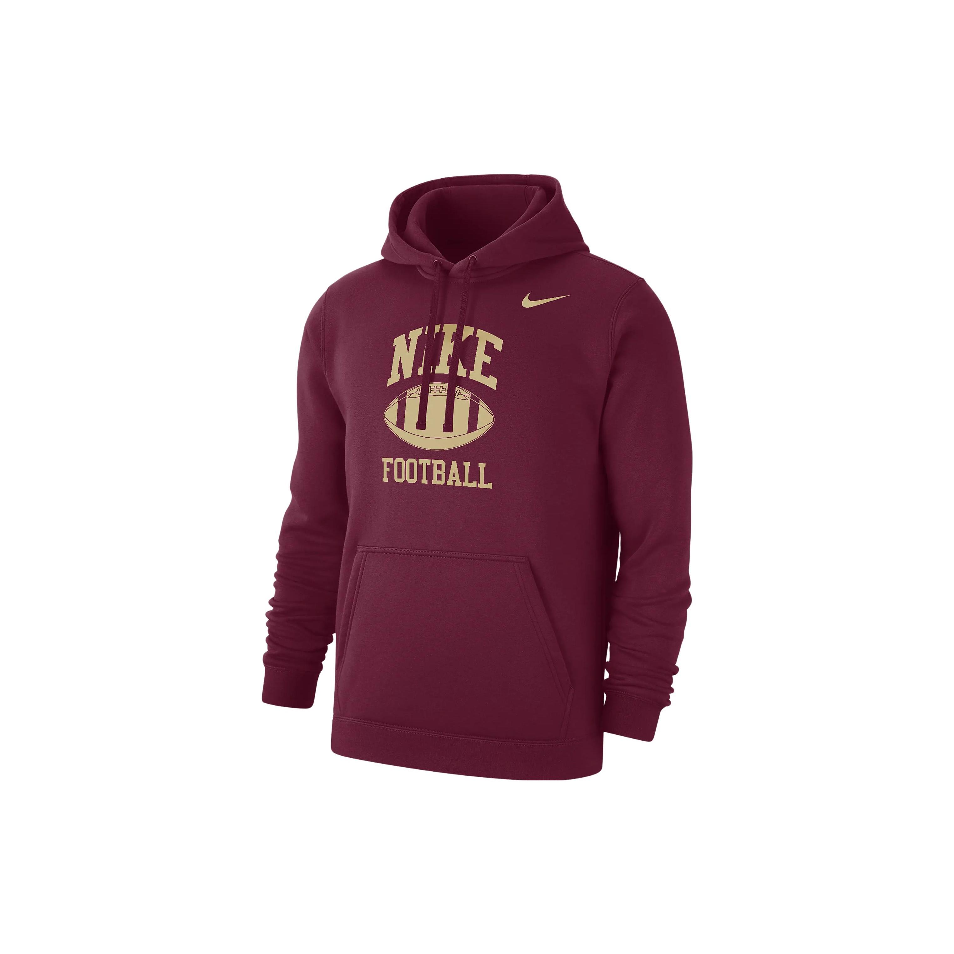 

New Nike Sweatshirts Men Burgundy M31777NKFBBALL-MRN XXL