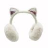 Suefunskry Winter Warm Earmuffs for Women Kids Girls Cute Cat Ear Muffs Foldable Fluffy Ear Warmers Headwear