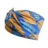 New African Floral Print Headband Twist Style Women's Sports Yoga Elastic Hairband Fashion Salon Make Up Hair Wrap Headwear