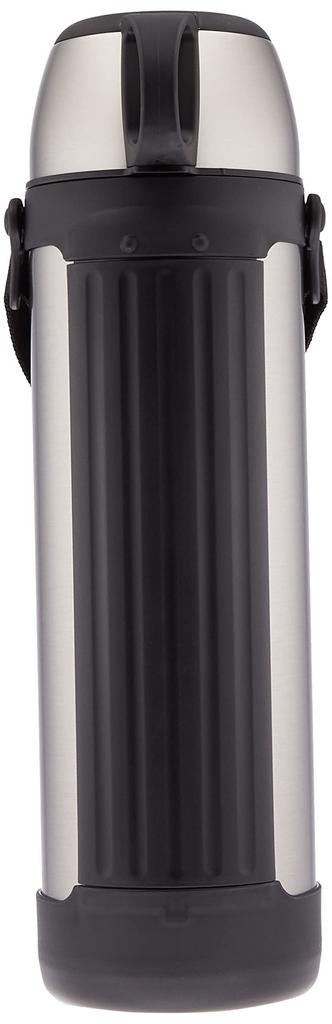 Tiger Thermos Tiger Water Bottle with 2000ml Large Stainless Steel Vacuum Insulated Heat Cold Clear Stainless Steel (TIGER) Cup, Capacity, Bottle,