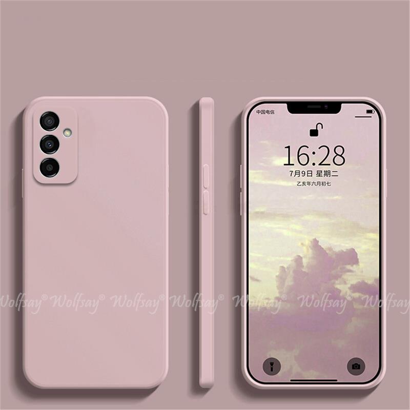 For Samsung Galaxy M23 Case For Samsung M23 F23 A23 A33 A13 A53 A73 Cover Liquid Silicone Protector Anti-drop TPU Phone Case M23