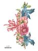 Naklejka tatuażowa wodoodporna Rekalong Goddess Floral na ramię i klatkę piersiową