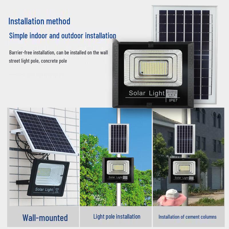 Heixie Outdoor Solar Street Floodlight